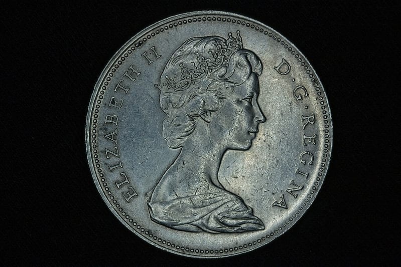 Canadian dollar, queen of england face